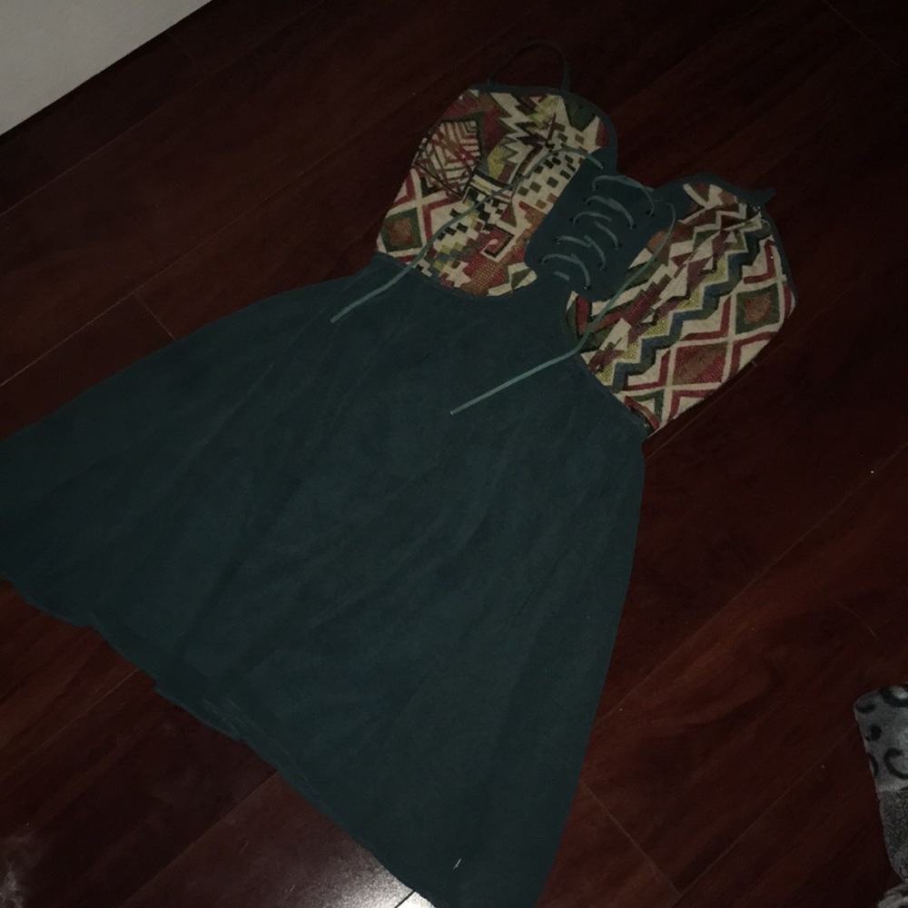 Aniina flowy embroidered mini dress.